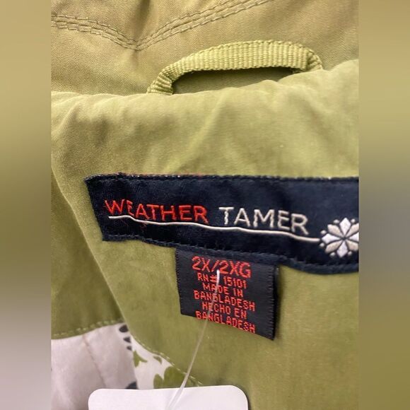 2X Weather Tamer green jacket - Picture 2 of 3